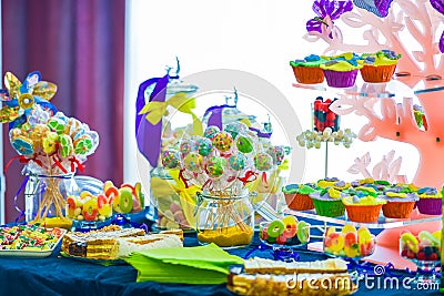 Candy bar diversified Stock Photo