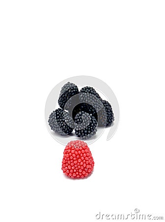 Candy berries Stock Photo