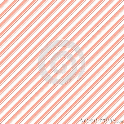 Candy cane stripes. Pink Christmas diagonal lines wrapping paper, package design. Candy cane stripes seamless pattern Cartoon Illustration