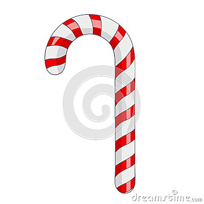 Candy cane Vector Illustration