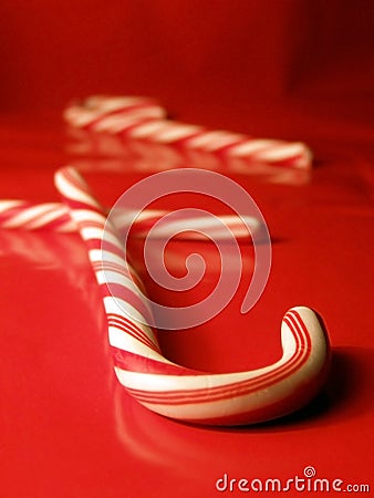 Candy Canes Stock Photo