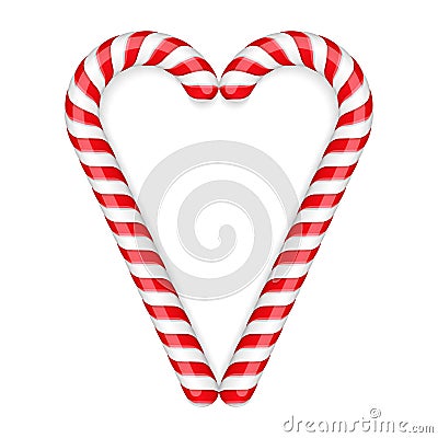 Candy Canes Vector Illustration