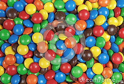 Candy chocolate multicolor background Stock Photo