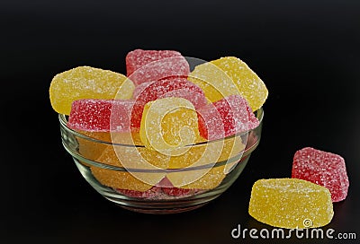 Candy fruit Stock Photo