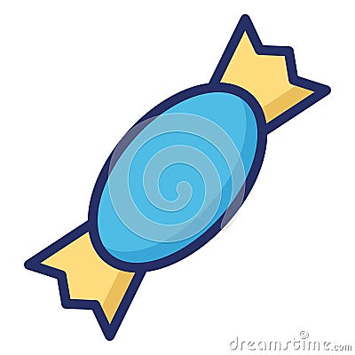 Candy Isolated Vector icon which can easily modify or edit Vector Illustration