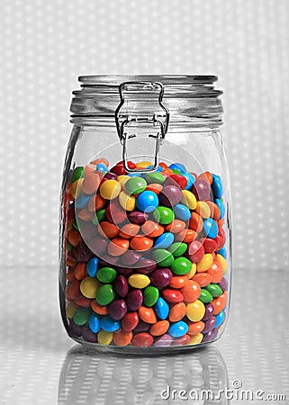 Candy jar Stock Photo