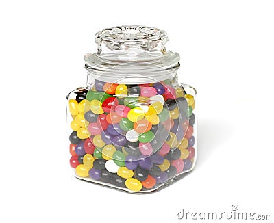 Candy Jar Stock Photo