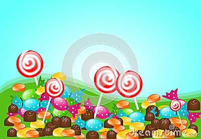 Candy land Stock Photo