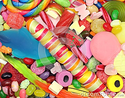 Candy Mixture Stock Photo