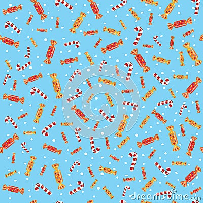 Candy pattern. Seamless pattern. Vector Vector Illustration