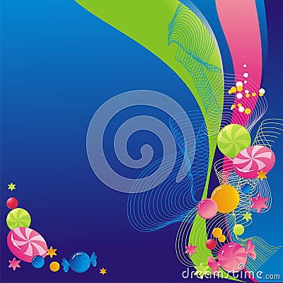 Candy rainbow Vector Illustration