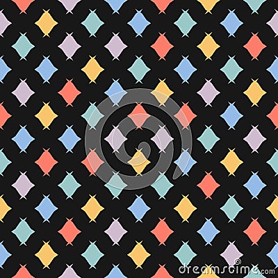Candy seamless pattern. Simple colorful minimalist vector background texture Vector Illustration