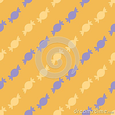 Candy seamless repeat pattern design Vector Illustration