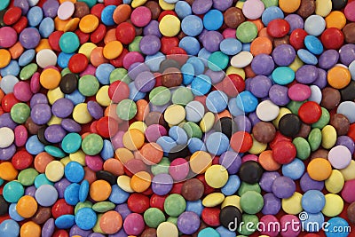 Candy sweets smarties Stock Photo