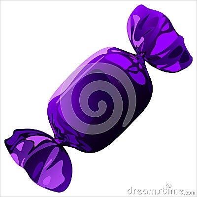 Candy in a wrapper Vector Illustration