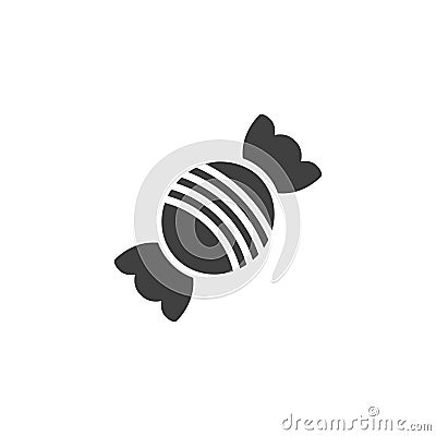 Candy wrapper vector icon Vector Illustration