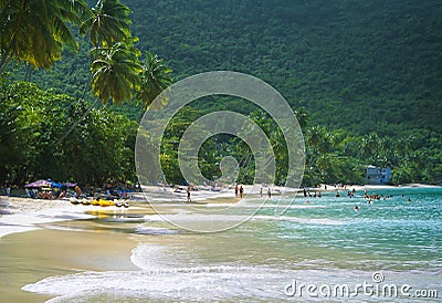 Cane Garden Bay ,Tortola BVI , Caribbean Stock Photo