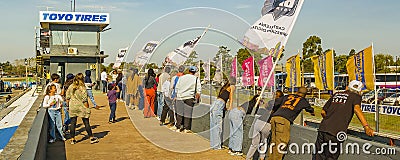 Drift race, pinar autodrome, uruguay Editorial Stock Photo