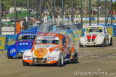 Drift race, pinar autodrome, uruguay Editorial Stock Photo