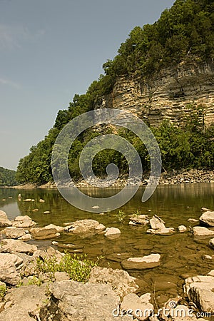 Caney fork river Stock Photo