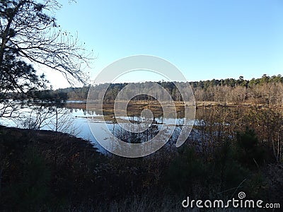 Caney lake Stock Photo