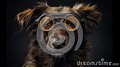 Canine Chic: A Doggy Fashion Icon Stock Photo