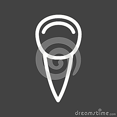 Canine Tooth Vector Illustration