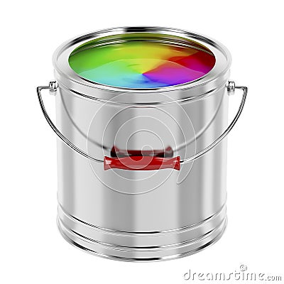 Multicolor paint Stock Photo