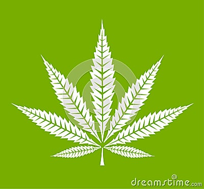 Cannabis leaf icon Vector Illustration