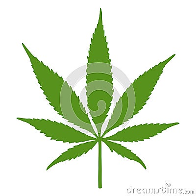 Cannabis leaf Marijuana Vector Illustration