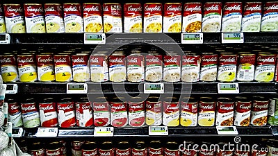 Canned Food Editorial Stock Photo