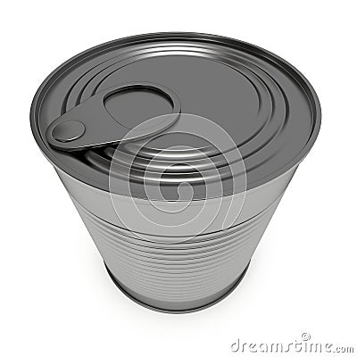 Canned food 3D render Stock Photo