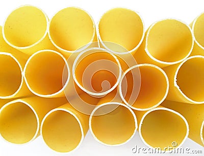 Cannelloni, culinary flour products, Italian large round pasta, made from durum wheat Stock Photo