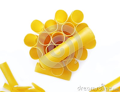 Cannelloni, culinary flour products, Italian large round pasta, made from durum wheat Stock Photo