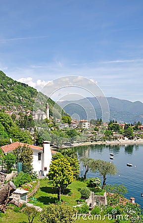Cannero Riviera,Lake Maggiore,Lago Maggiore,Italy Stock Photo