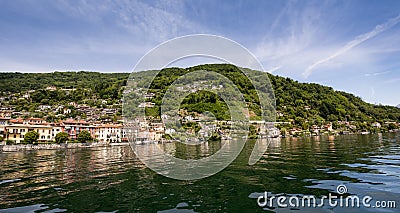 Cannero Riviera - Lake Maggiore, Lombardy, Italy, Europe Stock Photo