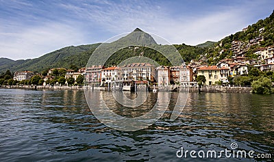 Cannero Riviera - Lake Maggiore, Lombardy, Italy, Europe Editorial Stock Photo