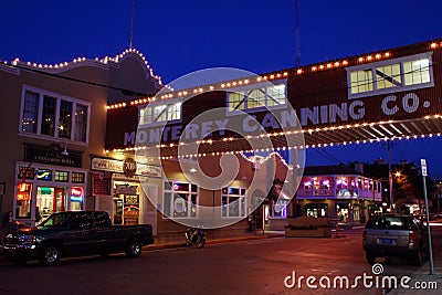 Cannery Row, Monterey Editorial Stock Photo