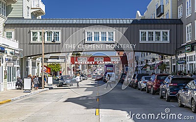 Cannery Row, Monterey Bay, Peninsula, Monterey, California, United States of America, North America Editorial Stock Photo