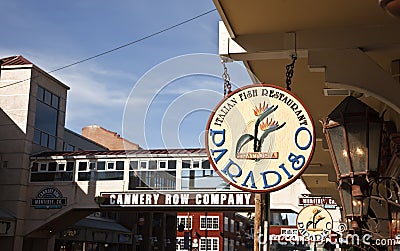 Cannery Row, Monterey, California Editorial Stock Photo