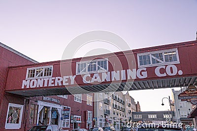 Cannery Row in Monterey Editorial Stock Photo