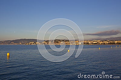 Cannes, beautiful seaside view France Stock Photo