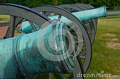 Cannon barrel detail Stock Photo