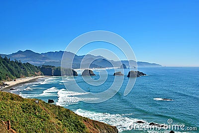 Cannon Beach Oregon Stock Photo