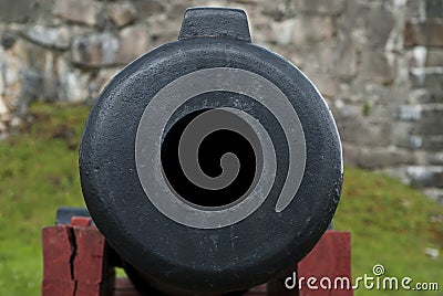 Cannon muzzle Stock Photo