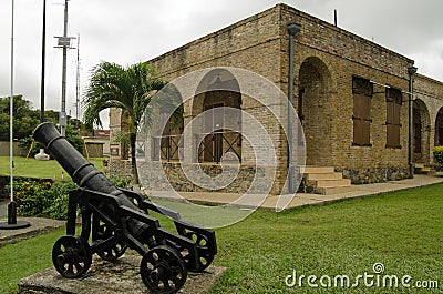 Fort King George, Scarborough, Tobago Stock Photo