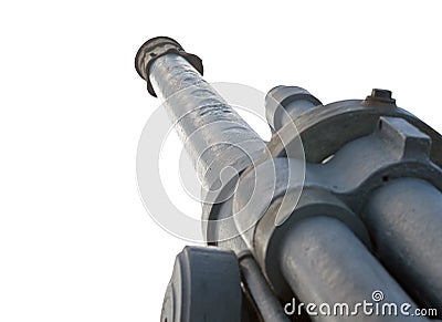 Cannon of period 1941-1945 years Stock Photo