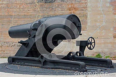 Fort DeSoto Cannon Stock Photo