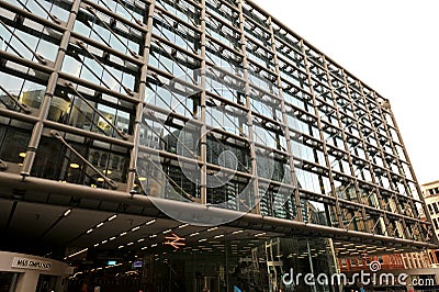 80 Cannon Street is an office building located next to Cannon Street Station London Editorial Stock Photo
