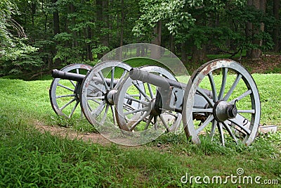 Cannon at Valley Forge Stock Photo